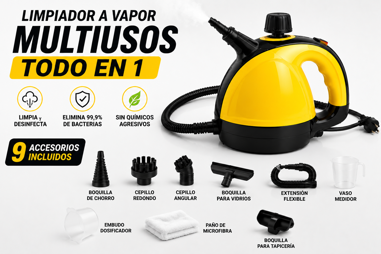 🚨 ¡LA SUCIEDAD YA NO TIENE OPORTUNIDAD! 🚨Limpieza Profunda para Auto, Sofá, Cocina y Pisos Difíciles 🏠✨